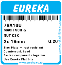 7BA10 - Machine Screw & Nut -7BA10_Label_T